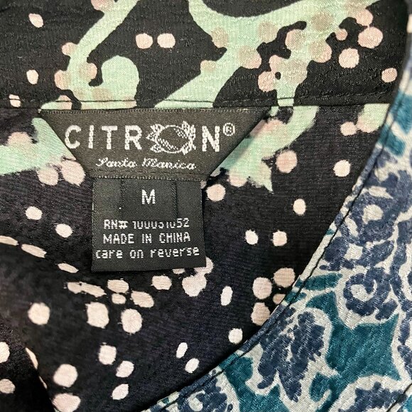 Citron Santa Monica Silk Textured Blouse - Picture 4 of 8